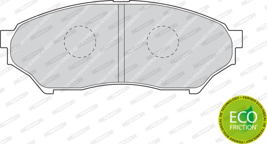 Ferodo FDB1596 - Тормозные колодки, дисковые, комплект autospares.lv