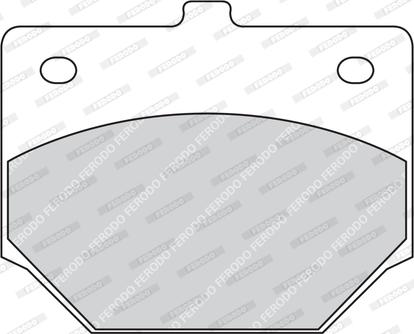 Ferodo FDB159 - Тормозные колодки, дисковые, комплект autospares.lv