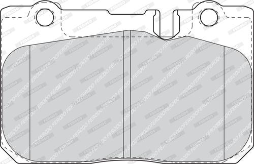 Ferodo FDB1554 - Тормозные колодки, дисковые, комплект autospares.lv