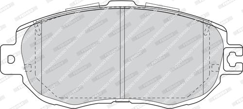 Ferodo FDB1558 - Тормозные колодки, дисковые, комплект autospares.lv