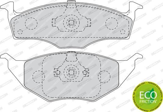 Ferodo FDB1517 - Тормозные колодки, дисковые, комплект autospares.lv