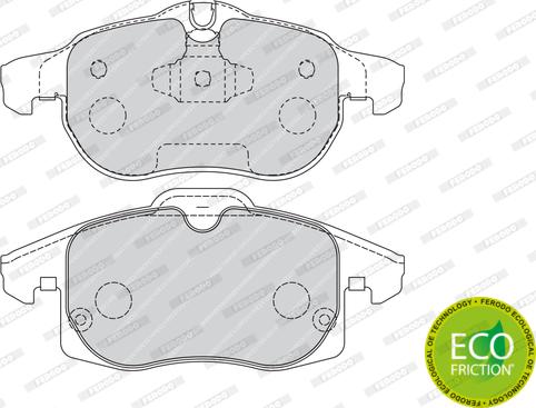 Ferodo FDB1520 - Тормозные колодки, дисковые, комплект autospares.lv