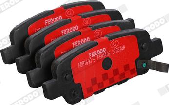 Ferodo FDB1693-S - Тормозные колодки, дисковые, комплект autospares.lv