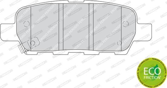 Ferodo FDB1693 - Тормозные колодки, дисковые, комплект autospares.lv