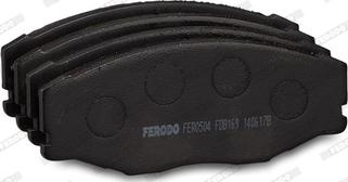 Ferodo FDB169-D - Тормозные колодки, дисковые, комплект autospares.lv