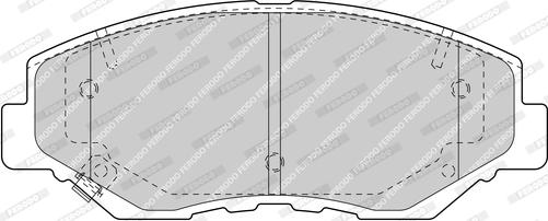 Ferodo FDB1658-D - Тормозные колодки, дисковые, комплект autospares.lv