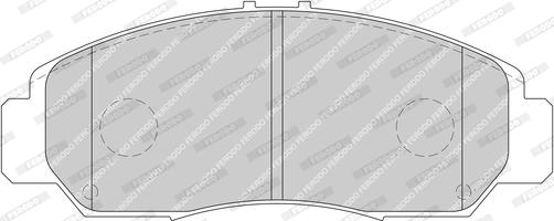 Ferodo FDB1669-D - Тормозные колодки, дисковые, комплект autospares.lv