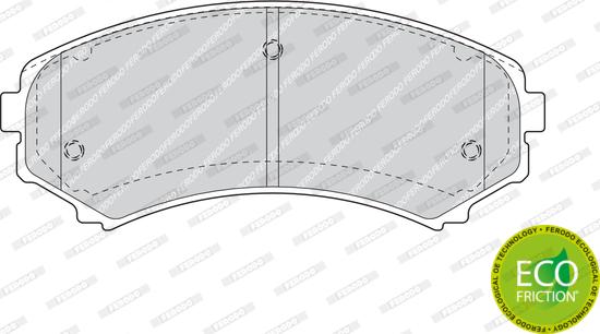 Ferodo FDB1603 - Тормозные колодки, дисковые, комплект autospares.lv