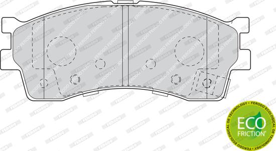 Ferodo FDB1602 - Тормозные колодки, дисковые, комплект autospares.lv