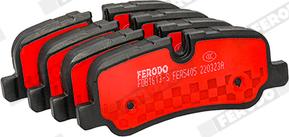 Ferodo FDB1613-S - Тормозные колодки, дисковые, комплект autospares.lv