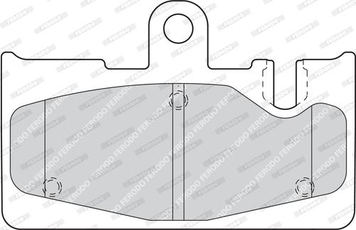 Ferodo FDB1689 - Тормозные колодки, дисковые, комплект autospares.lv