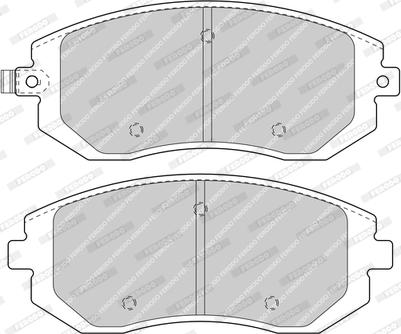 Ferodo FDB1639-D - Тормозные колодки, дисковые, комплект autospares.lv