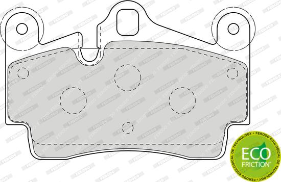 Ferodo FDB1627 - Тормозные колодки, дисковые, комплект autospares.lv