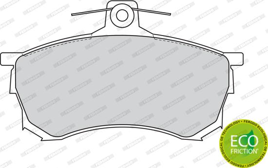 Ferodo FDB1092 - Тормозные колодки, дисковые, комплект autospares.lv