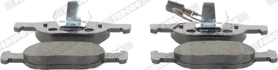 Ferodo FDB1040 - Тормозные колодки, дисковые, комплект autospares.lv