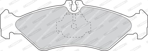 Ferodo FDB1039 - Тормозные колодки, дисковые, комплект autospares.lv