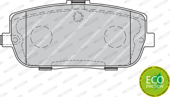 Ferodo FDB1894 - Тормозные колодки, дисковые, комплект autospares.lv