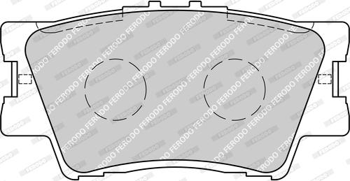 Ferodo FDB1892-D - Тормозные колодки, дисковые, комплект autospares.lv