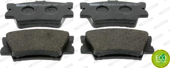 Ferodo FDB1892 - Тормозные колодки, дисковые, комплект autospares.lv