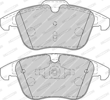 Ferodo FDB1897-D - Тормозные колодки, дисковые, комплект autospares.lv