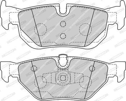 Ferodo FDB1807-D - Тормозные колодки, дисковые, комплект autospares.lv