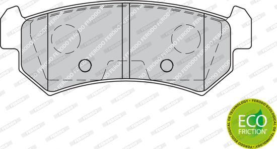 Ferodo FDB1889 - Тормозные колодки, дисковые, комплект autospares.lv