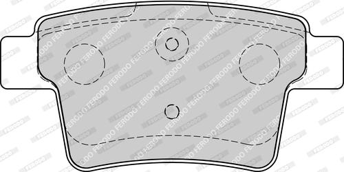 Ferodo FDB1885-D - Тормозные колодки, дисковые, комплект autospares.lv