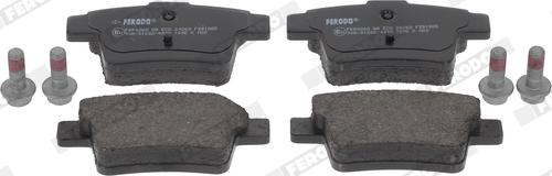 Ferodo FDB1885 - Тормозные колодки, дисковые, комплект autospares.lv