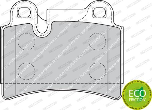 Ferodo FDB1878 - Тормозные колодки, дисковые, комплект autospares.lv