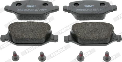 Ferodo FDB1349 - Тормозные колодки, дисковые, комплект autospares.lv