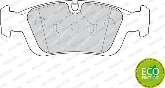 Ferodo FDB1300 - Тормозные колодки, дисковые, комплект autospares.lv