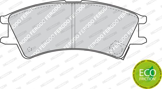 Ferodo FDB1326 - Тормозные колодки, дисковые, комплект autospares.lv