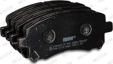 Ferodo FDB1327 - Тормозные колодки, дисковые, комплект autospares.lv