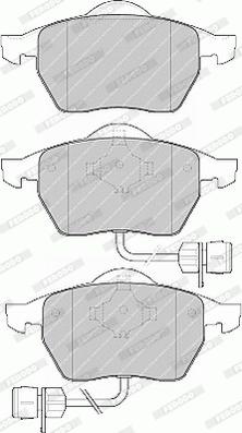 Ferodo FDB1297 - Тормозные колодки, дисковые, комплект autospares.lv