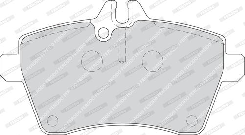 Ferodo FDB1749 - Тормозные колодки, дисковые, комплект autospares.lv