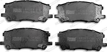 Ferodo FDB1715 - Тормозные колодки, дисковые, комплект autospares.lv