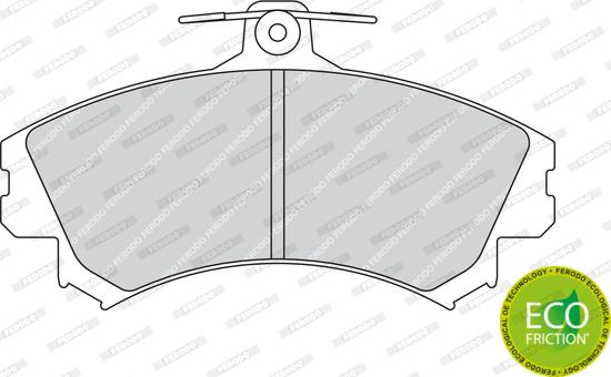 Ferodo FDB1738 - Тормозные колодки, дисковые, комплект autospares.lv