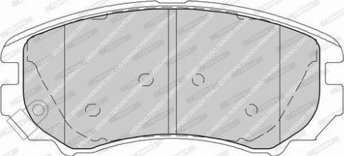 Ferodo FDB1733-D - Тормозные колодки, дисковые, комплект autospares.lv