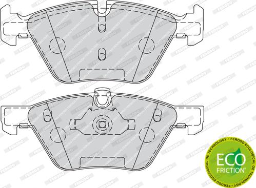 Ferodo FDB1773 - Тормозные колодки, дисковые, комплект autospares.lv