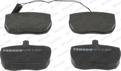 Ferodo FDB841 - Тормозные колодки, дисковые, комплект autospares.lv