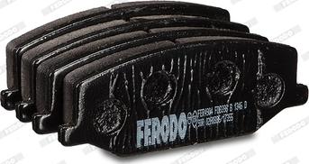 Ferodo FDB396 - Тормозные колодки, дисковые, комплект autospares.lv