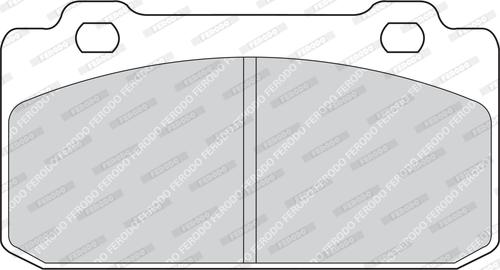 Ferodo FDB349 - Тормозные колодки, дисковые, комплект autospares.lv