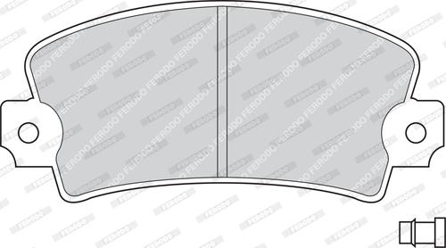 Ferodo FDB361 - Тормозные колодки, дисковые, комплект autospares.lv