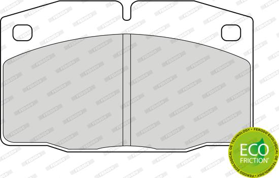 Ferodo FDB375 - Тормозные колодки, дисковые, комплект autospares.lv