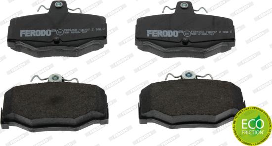 Ferodo FDB707 - Тормозные колодки, дисковые, комплект autospares.lv