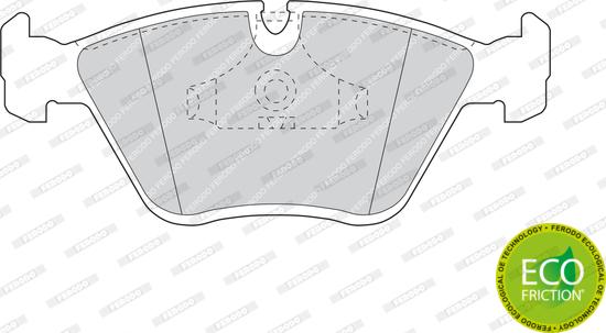 Ferodo FDB779 - Тормозные колодки, дисковые, комплект autospares.lv