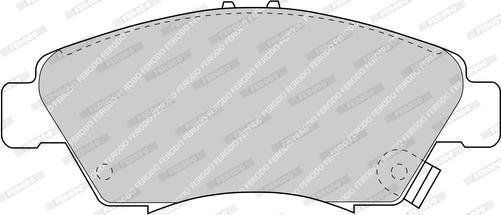 Ferodo FDB776-D - Тормозные колодки, дисковые, комплект autospares.lv