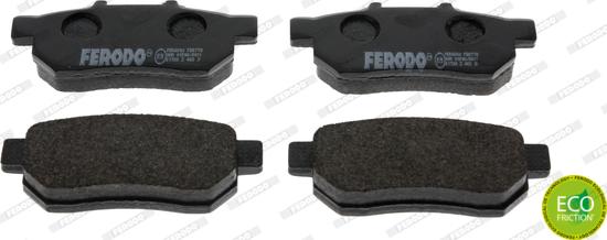 Ferodo FDB778 - Тормозные колодки, дисковые, комплект autospares.lv