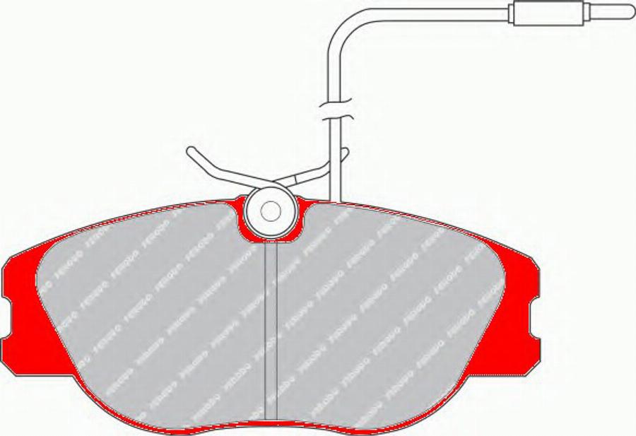 Ferodo FDS565 - Тормозные колодки, дисковые, комплект autospares.lv