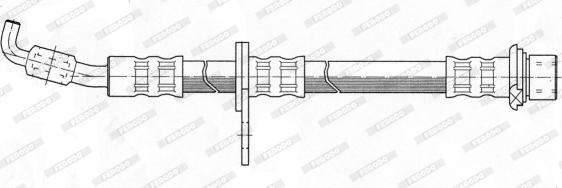 Ferodo FHY3048 - Тормозной шланг autospares.lv